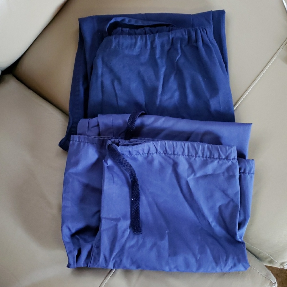 Navy blue scrub pants